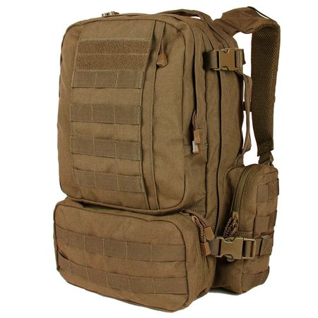 CONDOR OUTDOOR PRODUCTS CONVOY PACK, COYOTE BROWN 169-498